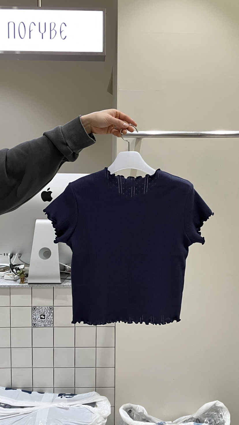 NOFYBE韓國東大門直郵女裝新品時尚熱賣推薦休閑職業人氣T恤NOFYBET恤