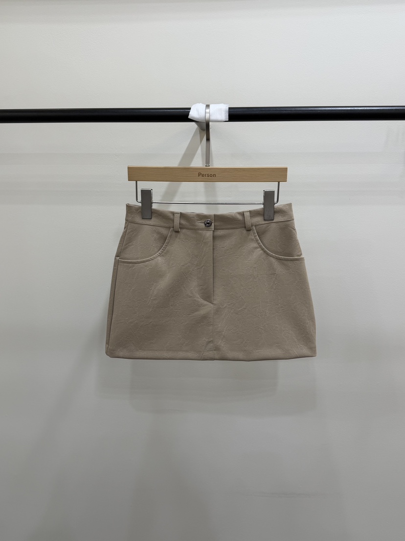 PERSON韓國東大門代購女士新款休閑時尚推薦人氣26春夏短裙PERSON短裙圖色1