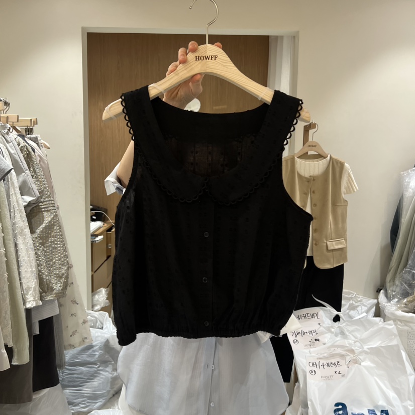HOWFF韓國直郵實拍女裝新款熱賣推薦26春夏職業休閑吊帶背心HOWFF吊帶/背心圖色2
