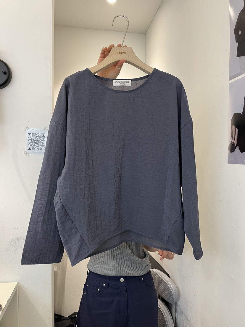 OUVIR韓國直郵實拍女士新款26春夏推薦休閑時尚襯衫蕾絲衫O.V.R/OUVIR襯衫/蕾絲衫圖色2