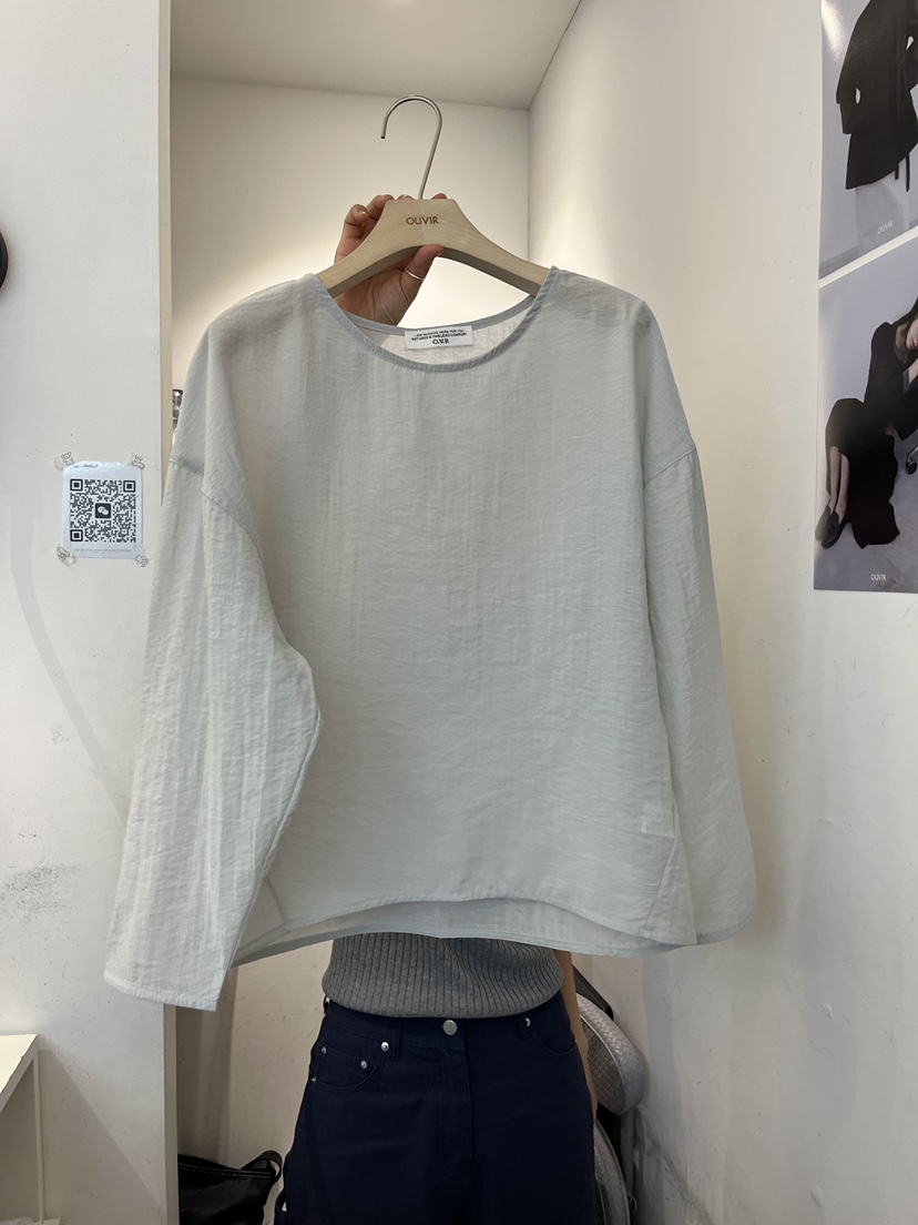 OUVIR韓國直郵實拍女士新款26春夏推薦休閑時尚襯衫蕾絲衫O.V.R/OUVIR襯衫/蕾絲衫圖色3