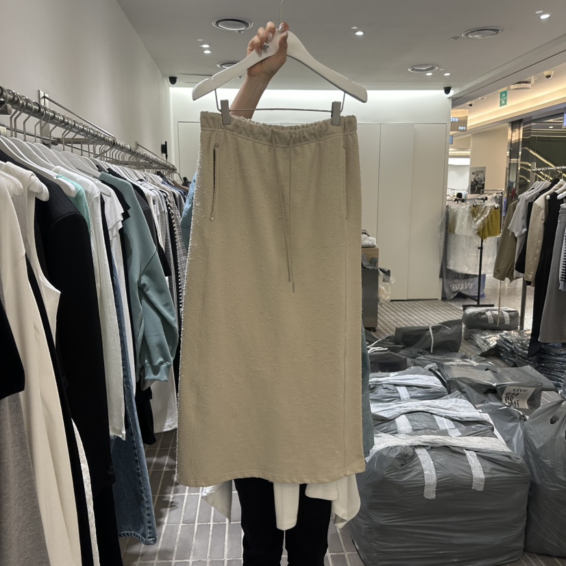 VIVE韓國東大門直郵女士新款職業熱賣26春夏推薦時尚長裙VIVE長裙圖色1