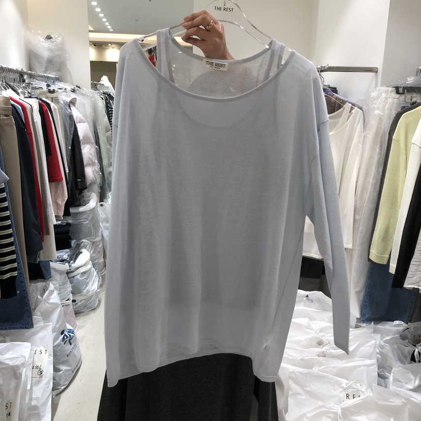 THE REST韓國東大門直郵女士新款人氣26春夏時尚套裝亞麻THE REST/UNNOEUD套裝圖色1