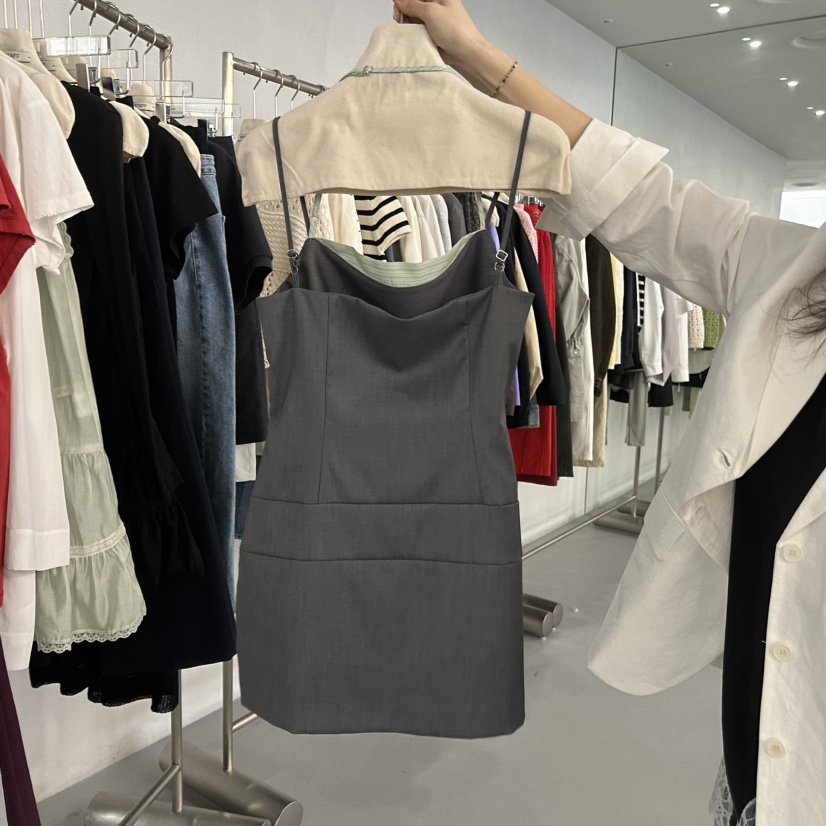 DOUBLE STANDARD/LE SMOKING/MAISONSTAFF韓國代購女裝新品人氣連衣裙MAISONSTAFF連衣裙