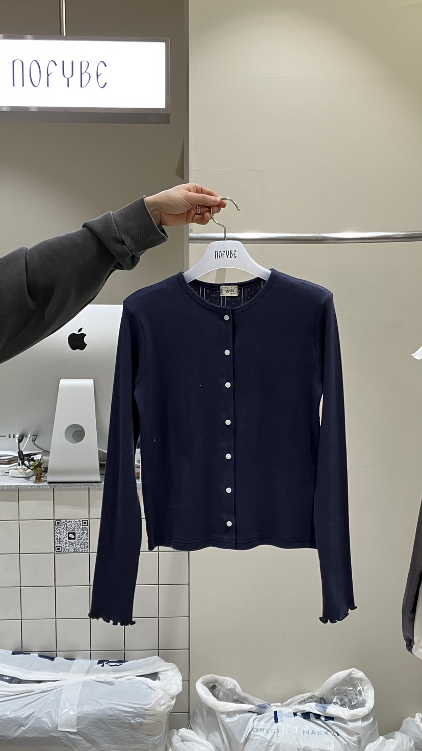 NOFYBE韓國東大門代購女裝新品職業時尚熱賣長袖T恤羊毛衫NOFYBE長袖T恤圖色2