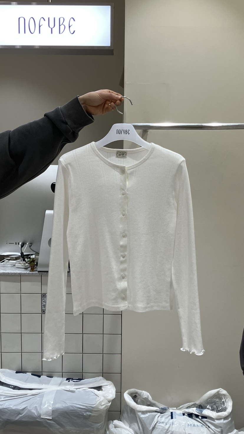 NOFYBE韓國東大門代購女裝新品職業時尚熱賣長袖T恤羊毛衫NOFYBE長袖T恤圖色3