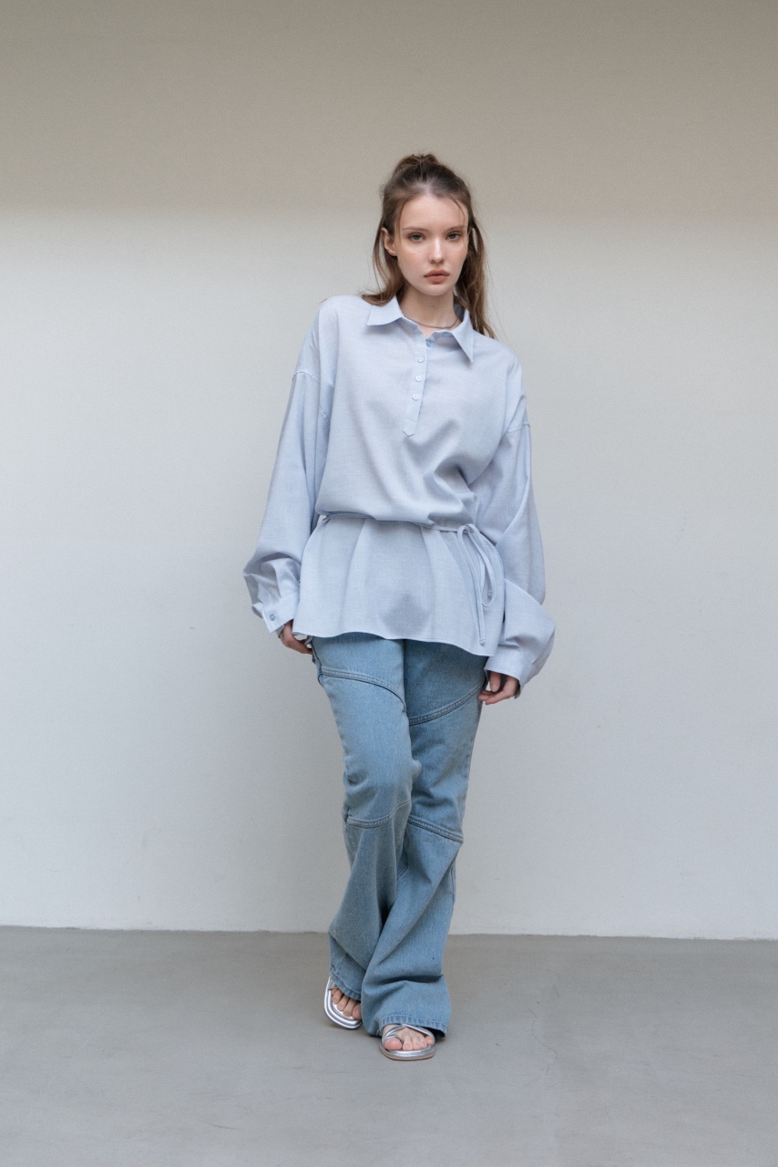 GLITTER韓國代購女裝新品職業推薦26春夏熱賣休閑襯衫蕾絲衫GLITTER襯衫/蕾絲衫