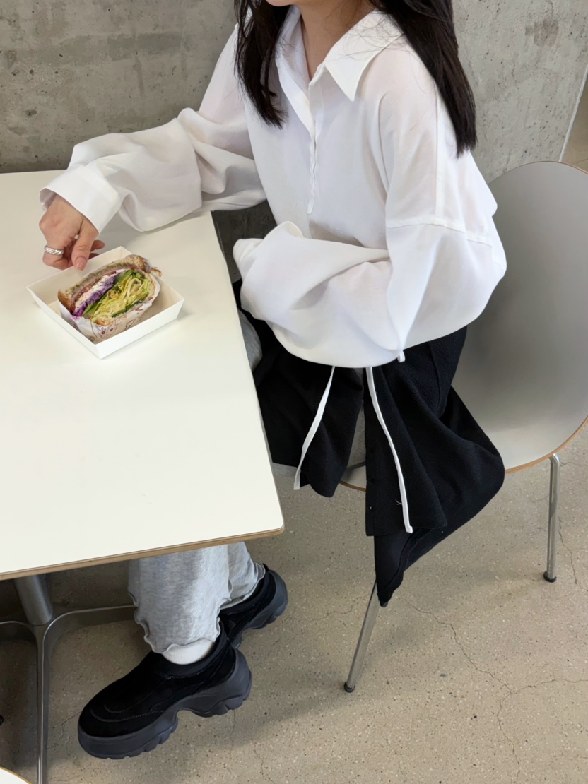 GLITTER韓國代購女裝新品職業推薦26春夏熱賣休閑襯衫蕾絲衫GLITTER襯衫/蕾絲衫