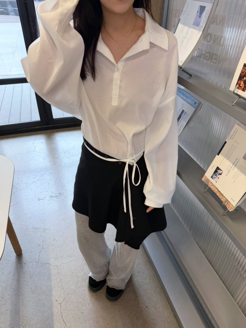 GLITTER韓國代購女裝新品職業推薦26春夏熱賣休閑襯衫蕾絲衫GLITTER襯衫/蕾絲衫