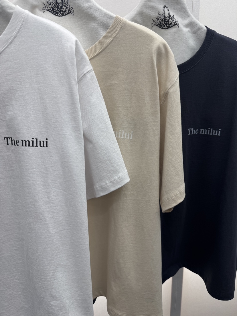 MILUI韓國代購女士新款時尚推薦休閑熱賣職業26春夏人氣T恤MILUIT恤