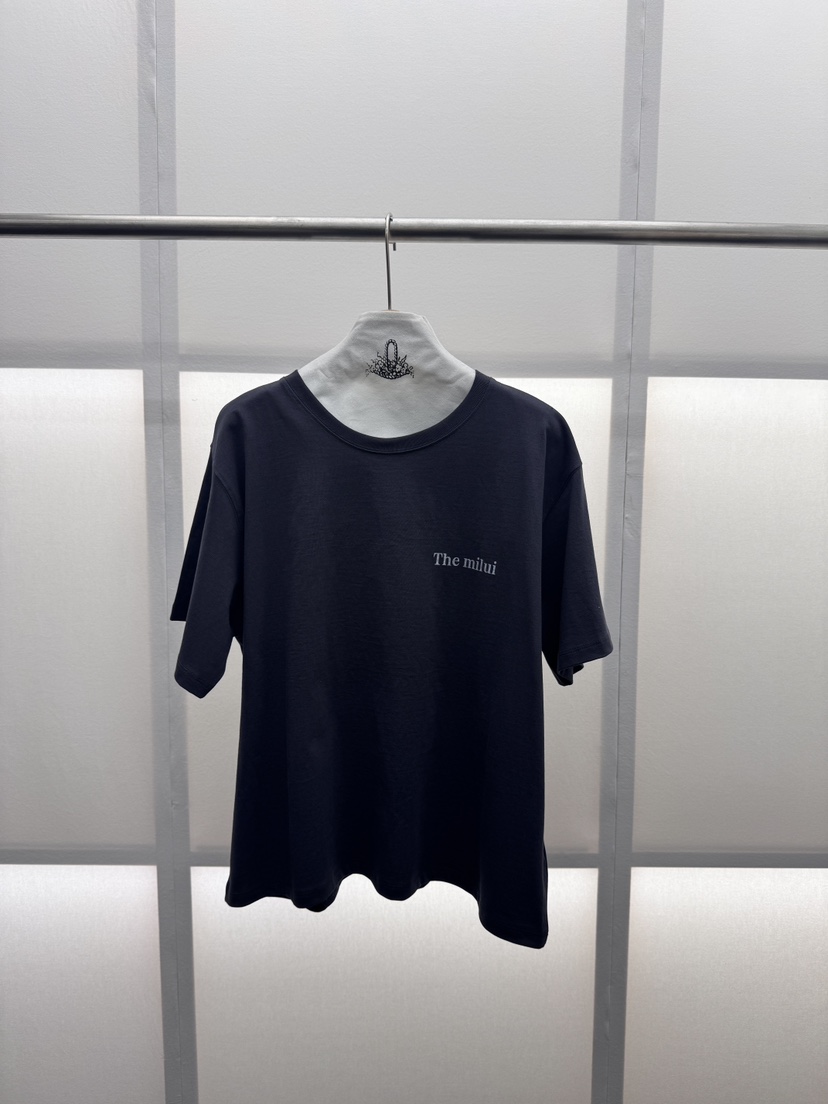 MILUI韓國代購女士新款時尚推薦休閑熱賣職業26春夏人氣T恤MILUIT恤圖色3