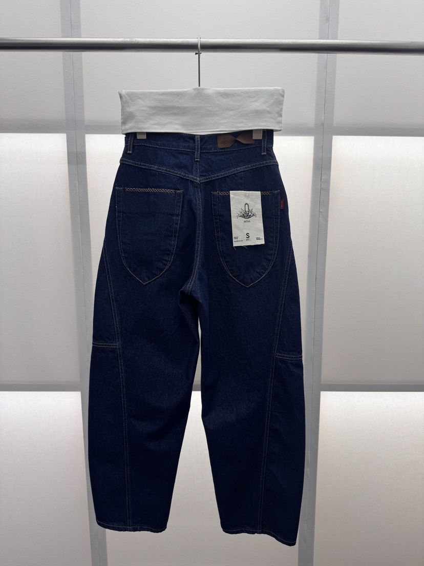 MILUI韓國東大門直郵女士新款熱賣休閑推薦26春夏職業牛仔褲MILUI牛仔褲