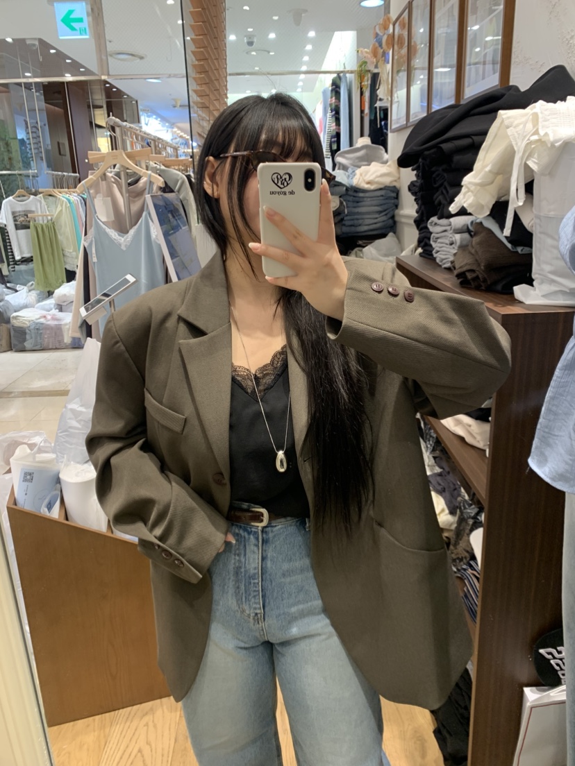 DE GO YOU韓國東大門直郵女裝新品休閑人氣職業套裝蕾絲DE GO YOU套裝