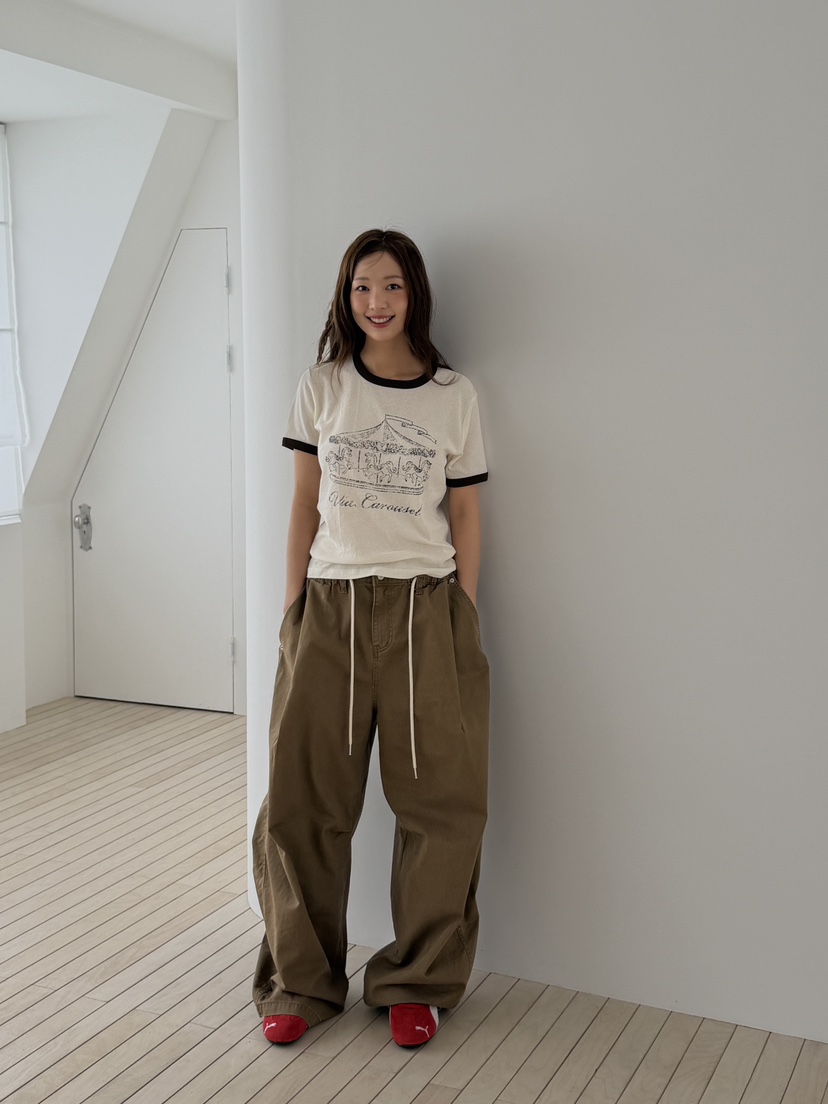 I MFACT韓國直郵實拍女士新品人氣26春夏休閑時尚熱賣T恤I MFACTT恤