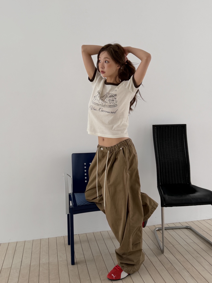 I MFACT韓國直郵實拍女士新品人氣26春夏休閑時尚熱賣T恤I MFACTT恤