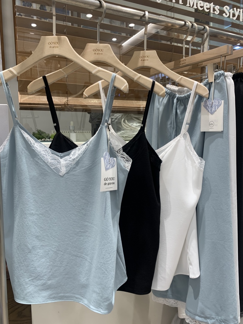 DE GO YOU韓國東大門代購女裝新款推薦休閑職業吊帶背心DE GO YOU吊帶/背心