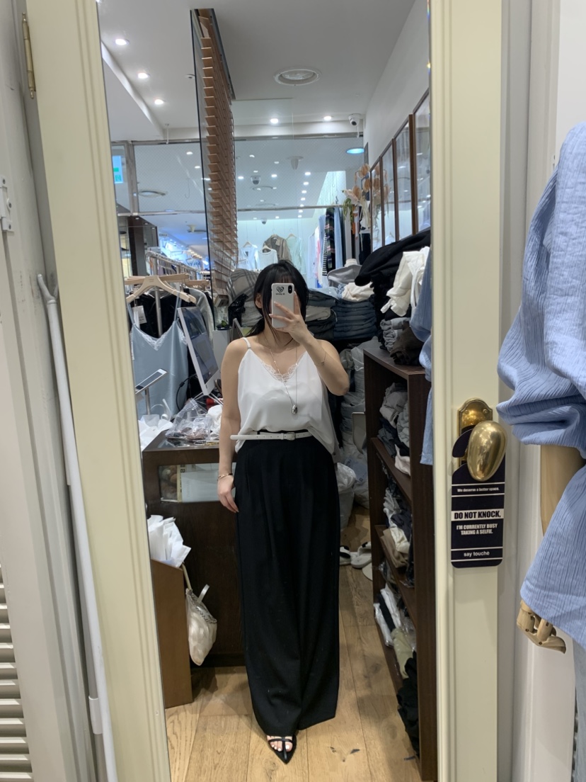 DE GO YOU韓國東大門代購女裝新款推薦休閑職業吊帶背心DE GO YOU吊帶/背心