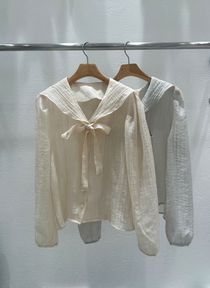 CRONG韓國東大門直郵女裝新款人氣熱賣26春夏時尚襯衫蕾絲衫CRONG襯衫/蕾絲衫