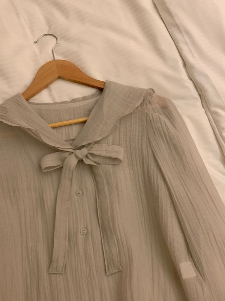 CRONG韓國東大門直郵女裝新款人氣熱賣26春夏時尚襯衫蕾絲衫CRONG襯衫/蕾絲衫