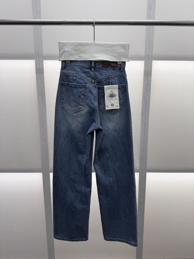 MILUI韓國直郵實拍女士新品休閑職業時尚人氣推薦熱賣牛仔褲MILUI牛仔褲