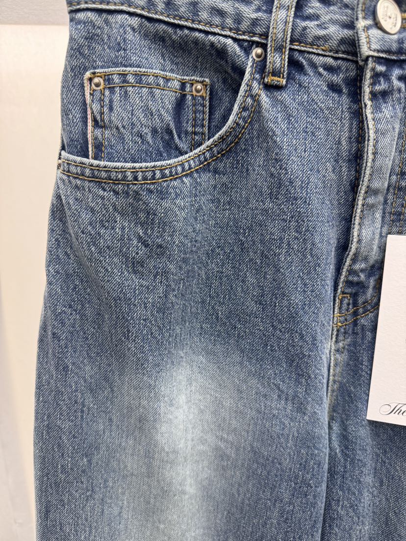 MILUI韓國直郵實拍女士新品休閑職業時尚人氣推薦熱賣牛仔褲MILUI牛仔褲