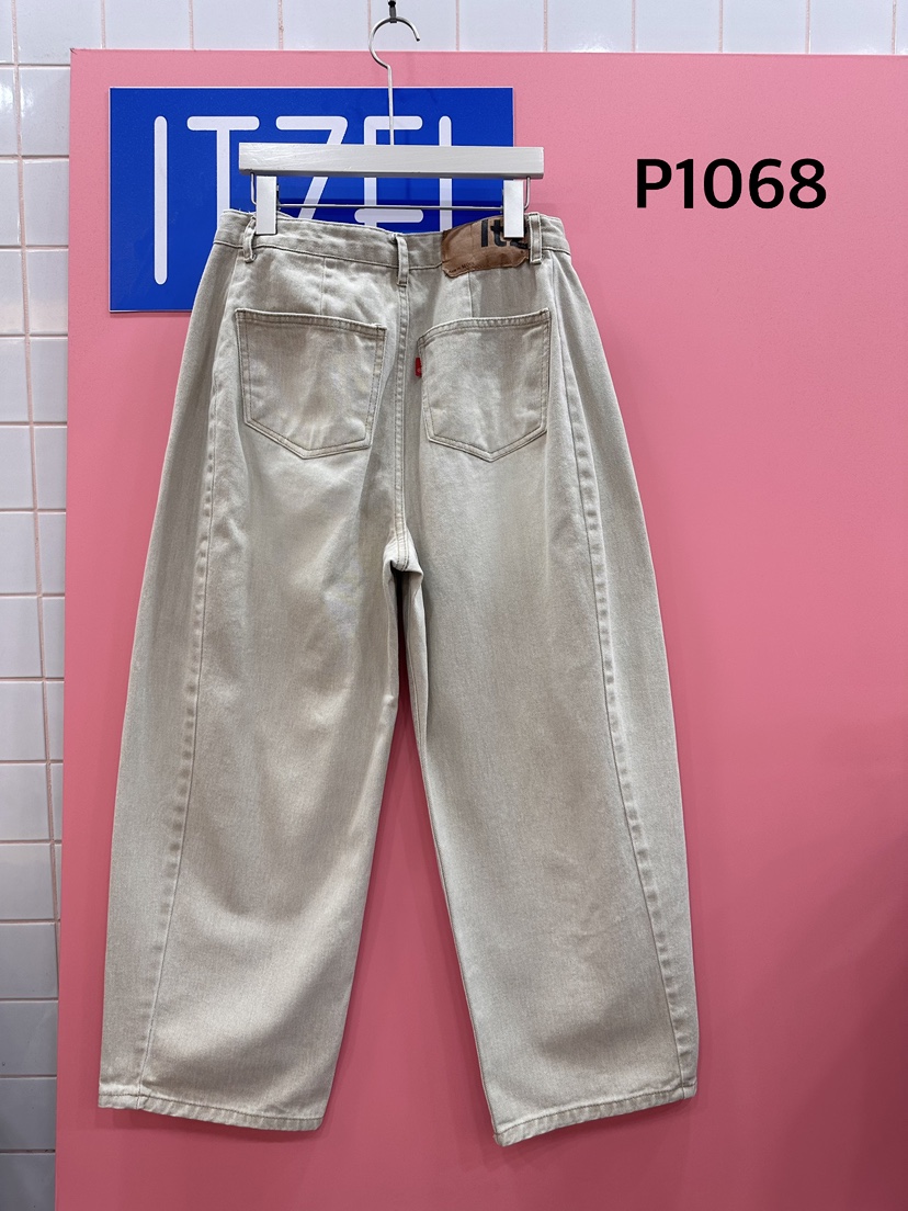 ITZEL韓國代購女裝新品職業休閑推薦時尚熱賣人氣26春夏牛仔褲ITZEL牛仔褲