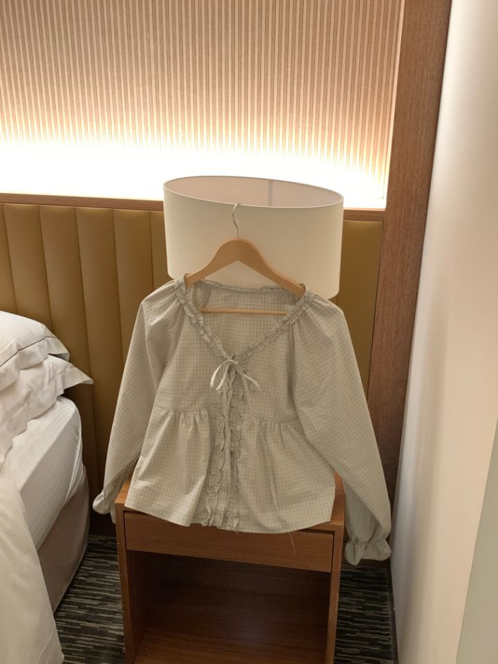 CRONG東大門代購女士新品熱賣26春夏休閑人氣時尚襯衫蕾絲衫CRONG襯衫/蕾絲衫