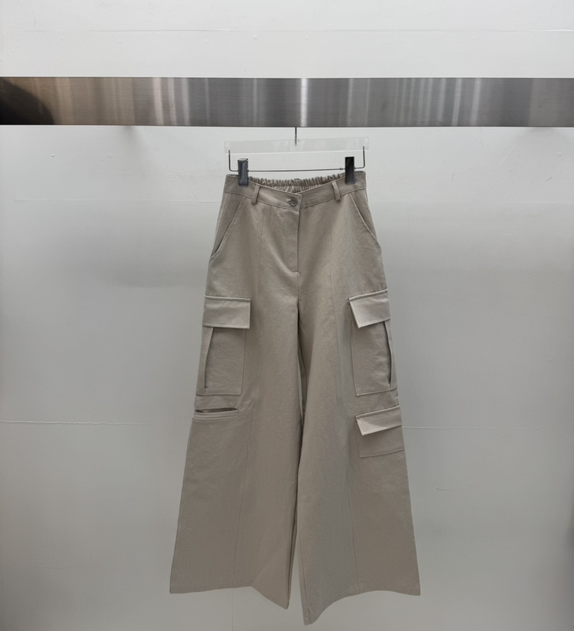 AMOOD東大門代購女士新款休閑26春夏時尚熱賣人氣休閑褲口袋AMOOD休閑褲圖色2