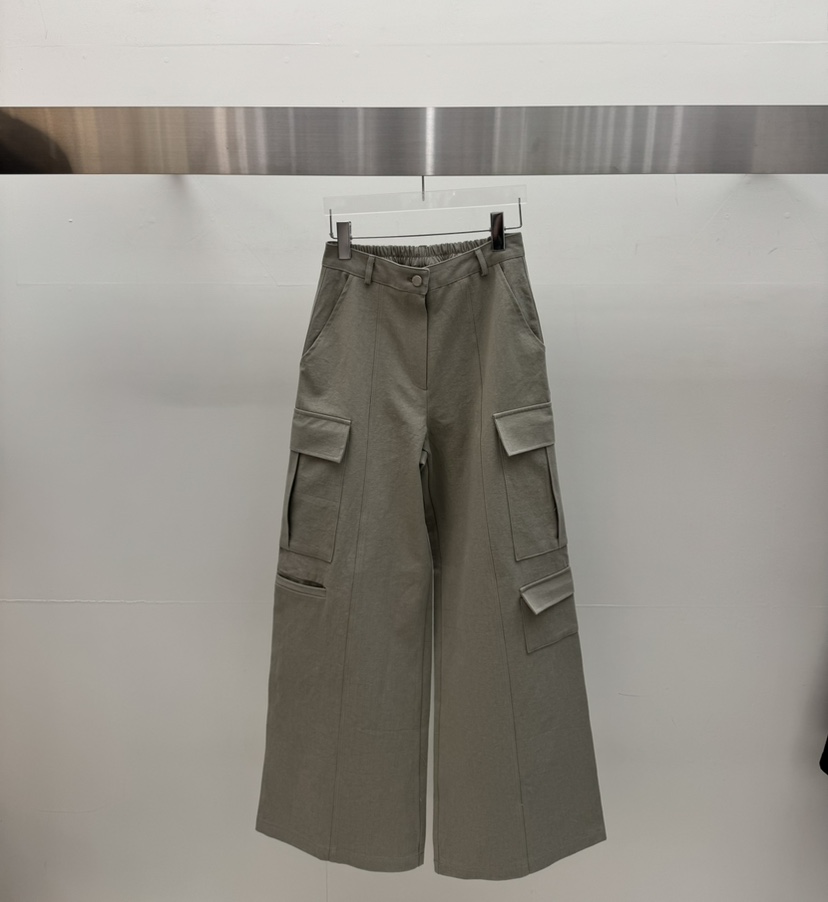 AMOOD東大門代購女士新款休閑26春夏時尚熱賣人氣休閑褲口袋AMOOD休閑褲圖色3