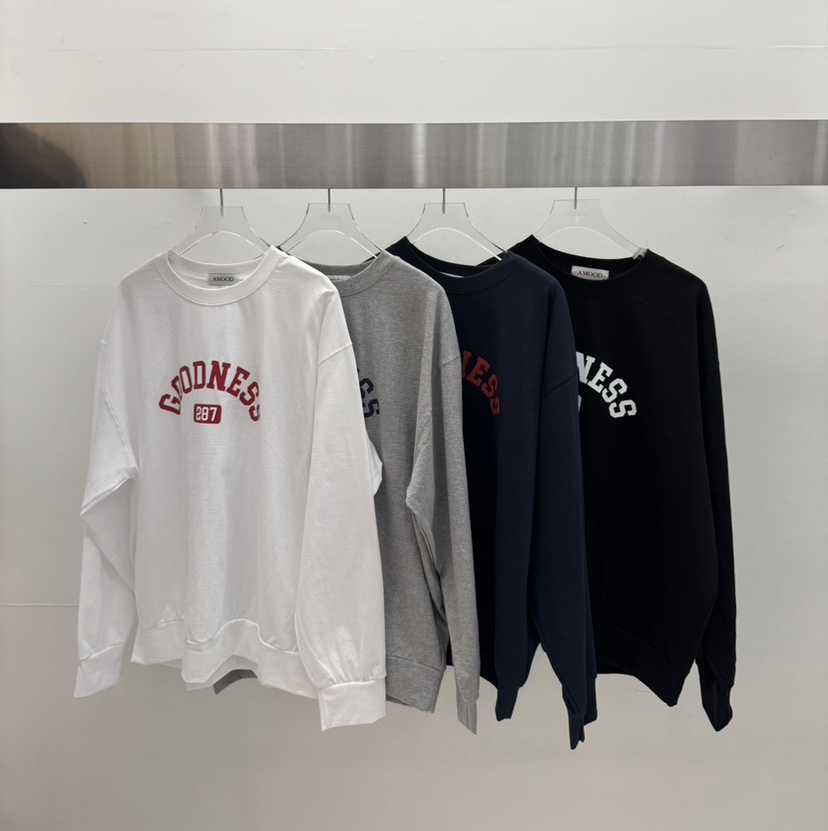 AMOOD韓國直郵女士新款26春夏職業推薦人氣熱賣時尚休閑T恤AMOODT恤