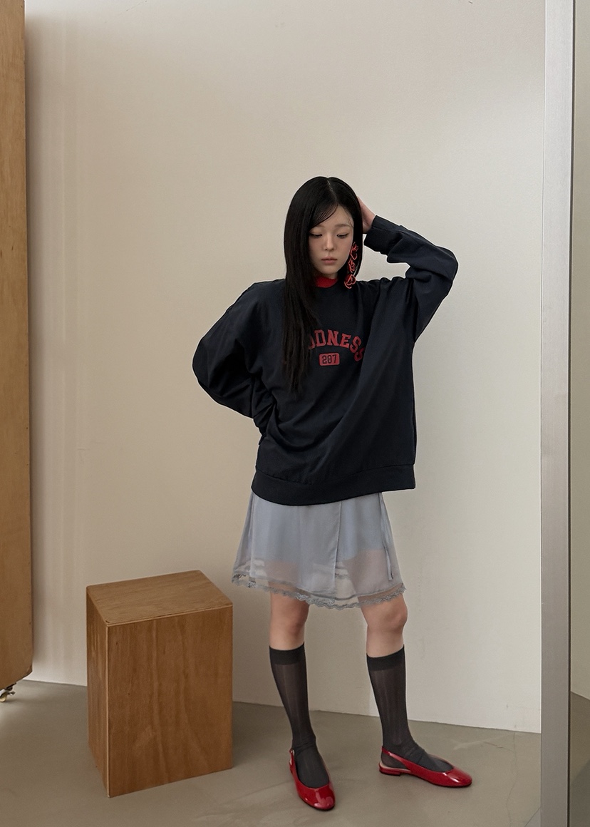 AMOOD韓國直郵女士新款26春夏職業推薦人氣熱賣時尚休閑T恤AMOODT恤