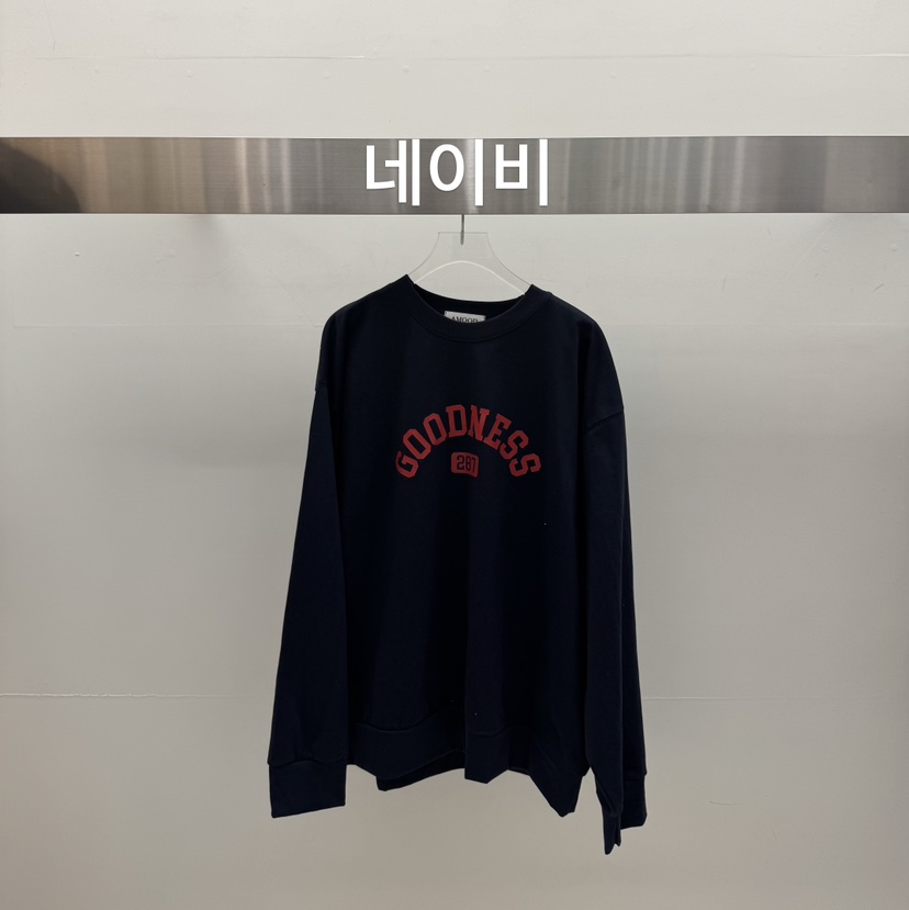 AMOOD韓國直郵女士新款26春夏職業推薦人氣熱賣時尚休閑T恤AMOODT恤圖色3藏青色