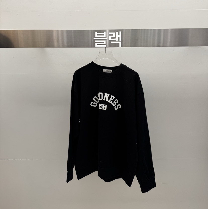 AMOOD韓國直郵女士新款26春夏職業推薦人氣熱賣時尚休閑T恤AMOODT恤圖色4黑色