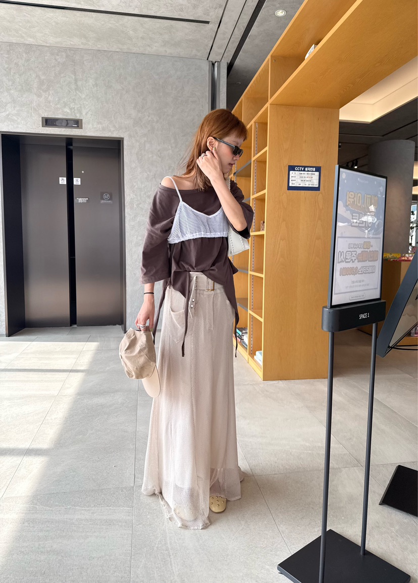 DENVER韓國東大門直郵女裝新款時尚休閑人氣26春夏熱賣T恤DENVERT恤圖色2