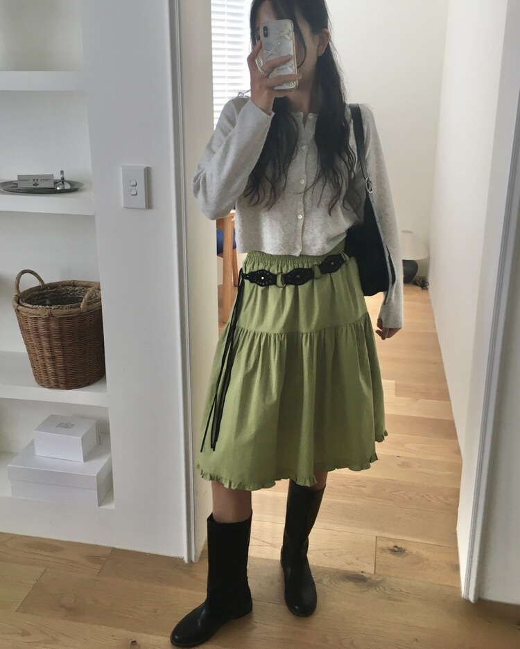 LETAILOR韓國東大門代購女裝新品時尚職業半身裙中短裙棉LETAILOR半身裙/中短裙