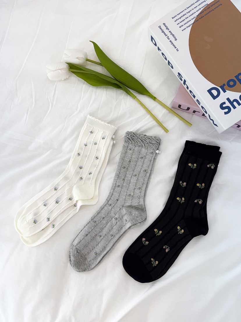NICEALICE東大門直郵女士新款推薦真品時尚熱賣26春夏襪子花朵NICEALICE襪子