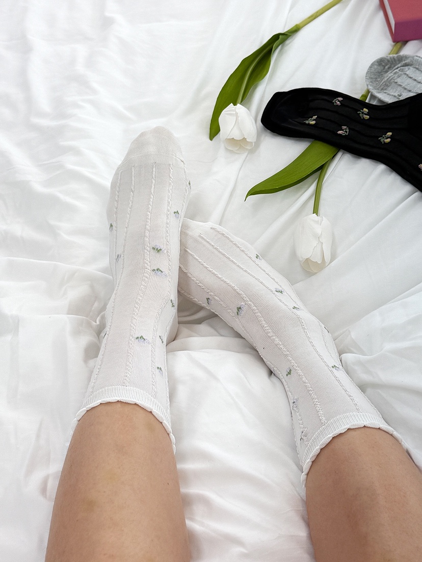 NICEALICE東大門直郵女士新款推薦真品時尚熱賣26春夏襪子花朵NICEALICE襪子