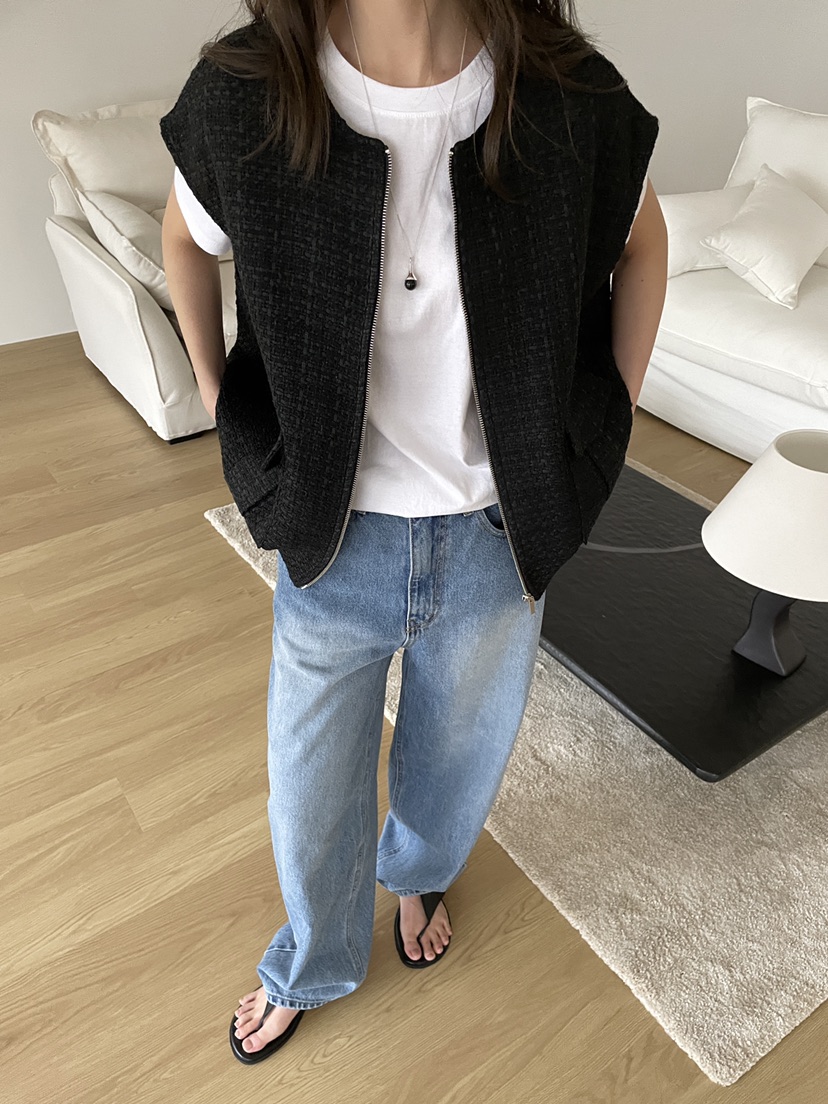 ATHEA韓國代購女士新款真品職業熱賣26春夏馬甲不含內搭粗花呢ATHEA馬甲