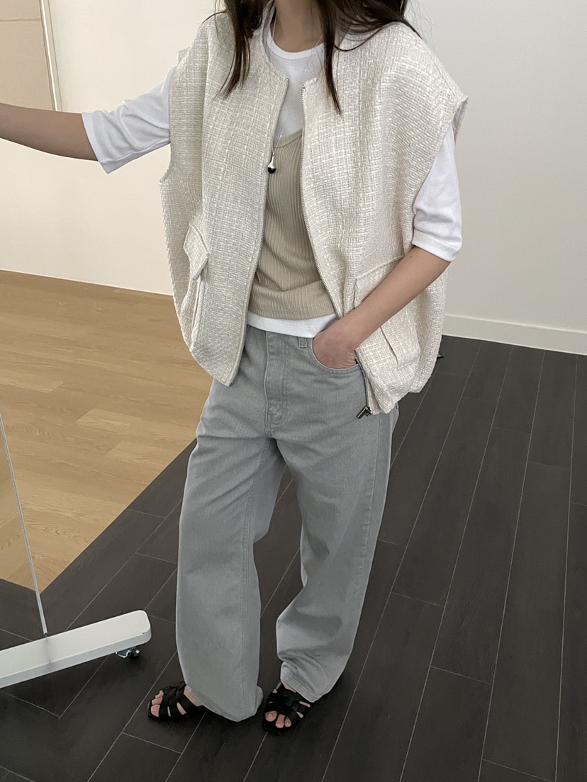 ATHEA韓國代購女士新款真品職業熱賣26春夏馬甲不含內搭粗花呢ATHEA馬甲