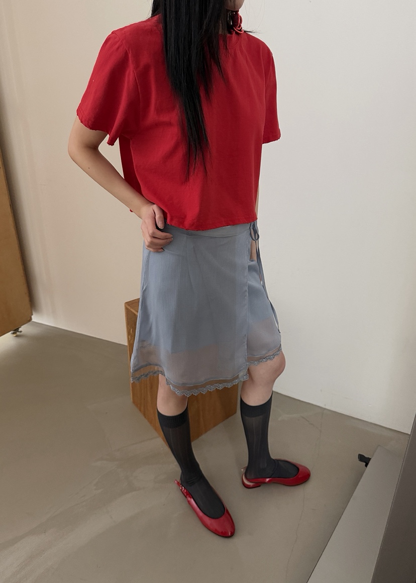 AMOOD韓國直郵實拍女士新品熱賣26春夏時尚職業半身裙中短裙AMOOD半身裙/中短裙