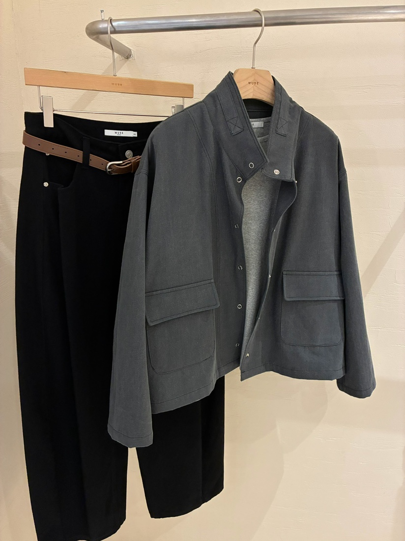 MUSE-P韓國代購女裝新品26春夏推薦時尚休閑人氣職業夾克MUSE-P夾克