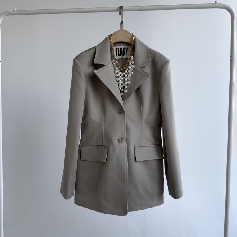 JENNY 1976韓國直郵女裝新款休閑26春夏真品夾克不含項鏈JENNY 1976夾克圖色1