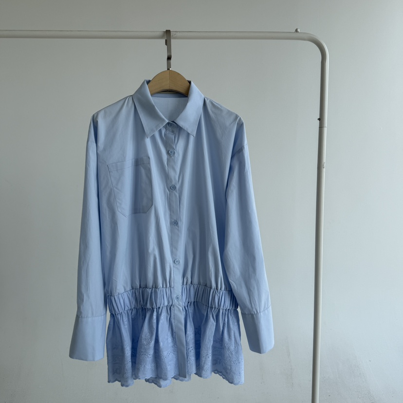 JENNY 1976韓國東大門直郵女士新品推薦人氣襯衫蕾絲衫腰帶JENNY 1976襯衫/蕾絲衫圖色3