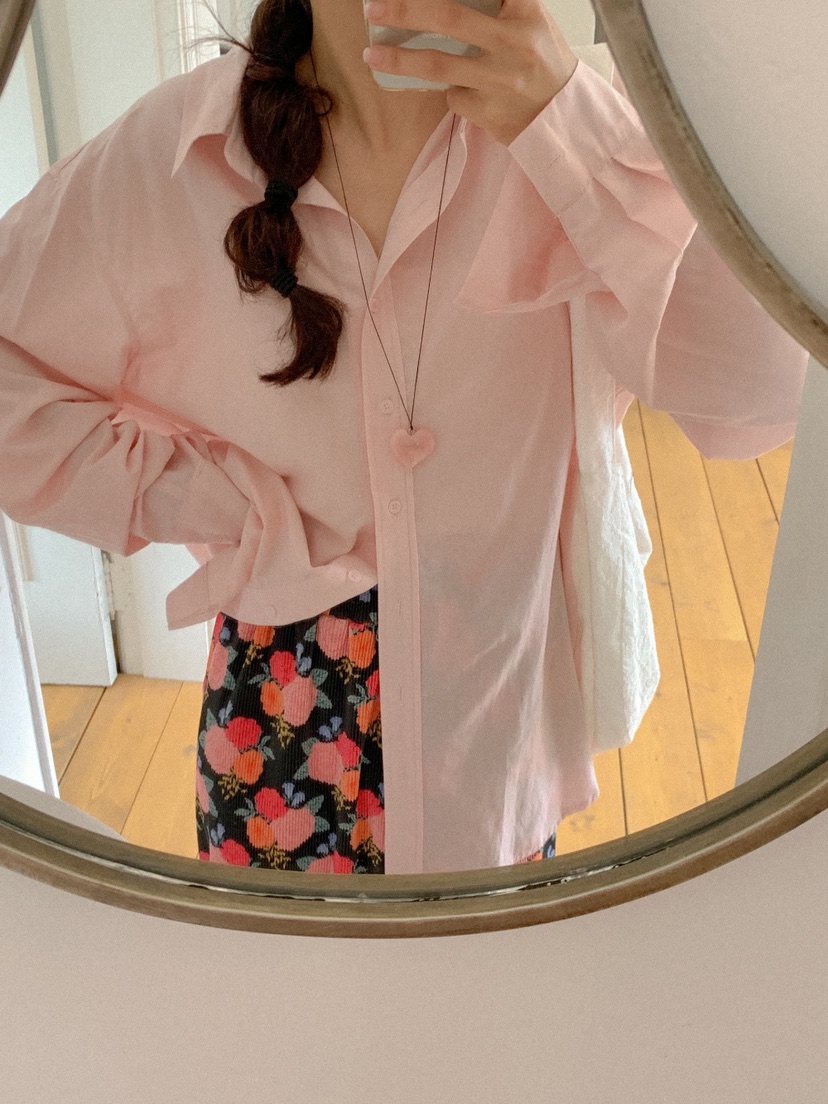 LETAILOR韓國東大門直郵女士新品休閑人氣襯衫蕾絲衫寬松LETAILOR襯衫/蕾絲衫