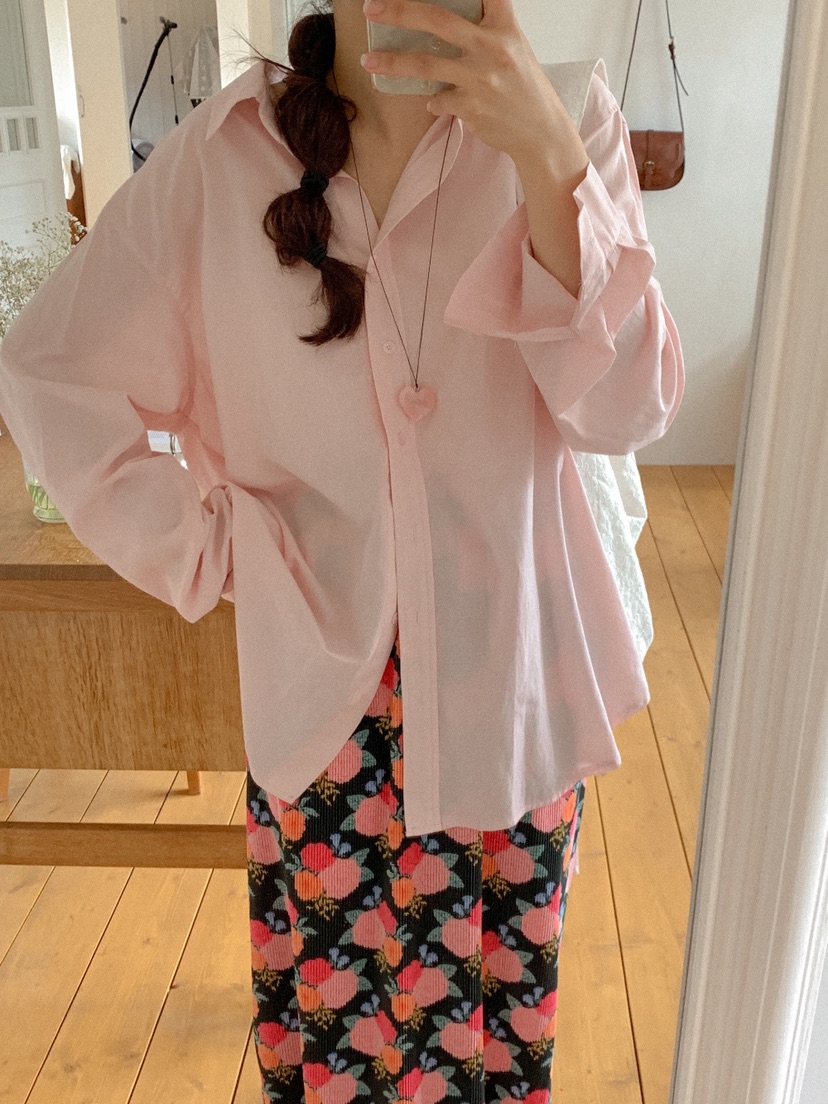 LETAILOR韓國東大門直郵女士新品休閑人氣襯衫蕾絲衫寬松LETAILOR襯衫/蕾絲衫