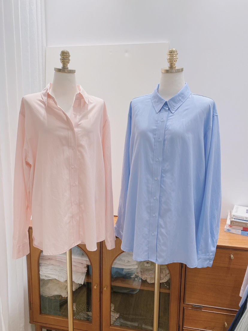 LETAILOR韓國東大門直郵女士新品休閑人氣襯衫蕾絲衫寬松LETAILOR襯衫/蕾絲衫