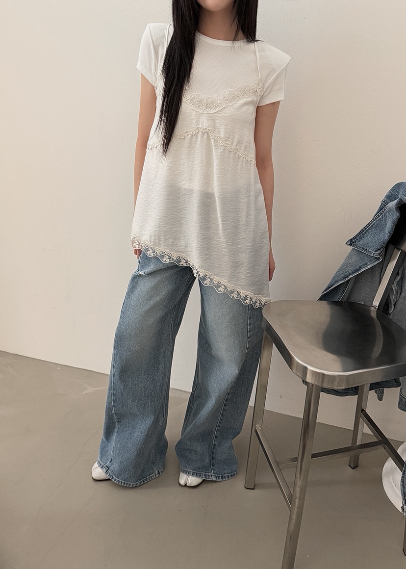 AMOOD韓國東大門直郵女士新款時尚職業熱賣休閑推薦吊帶背心AMOOD吊帶/背心