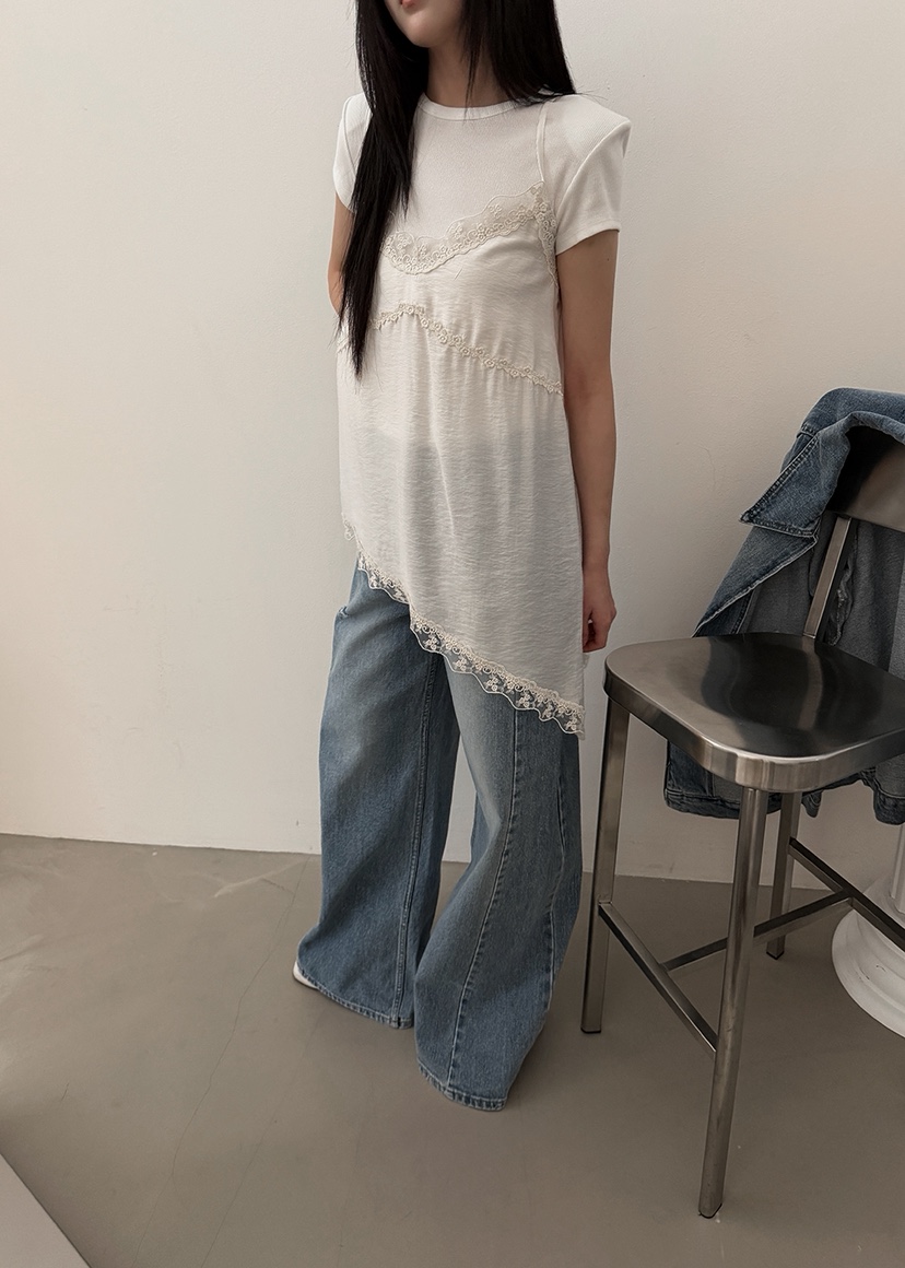 AMOOD韓國東大門直郵女士新款時尚職業熱賣休閑推薦吊帶背心AMOOD吊帶/背心