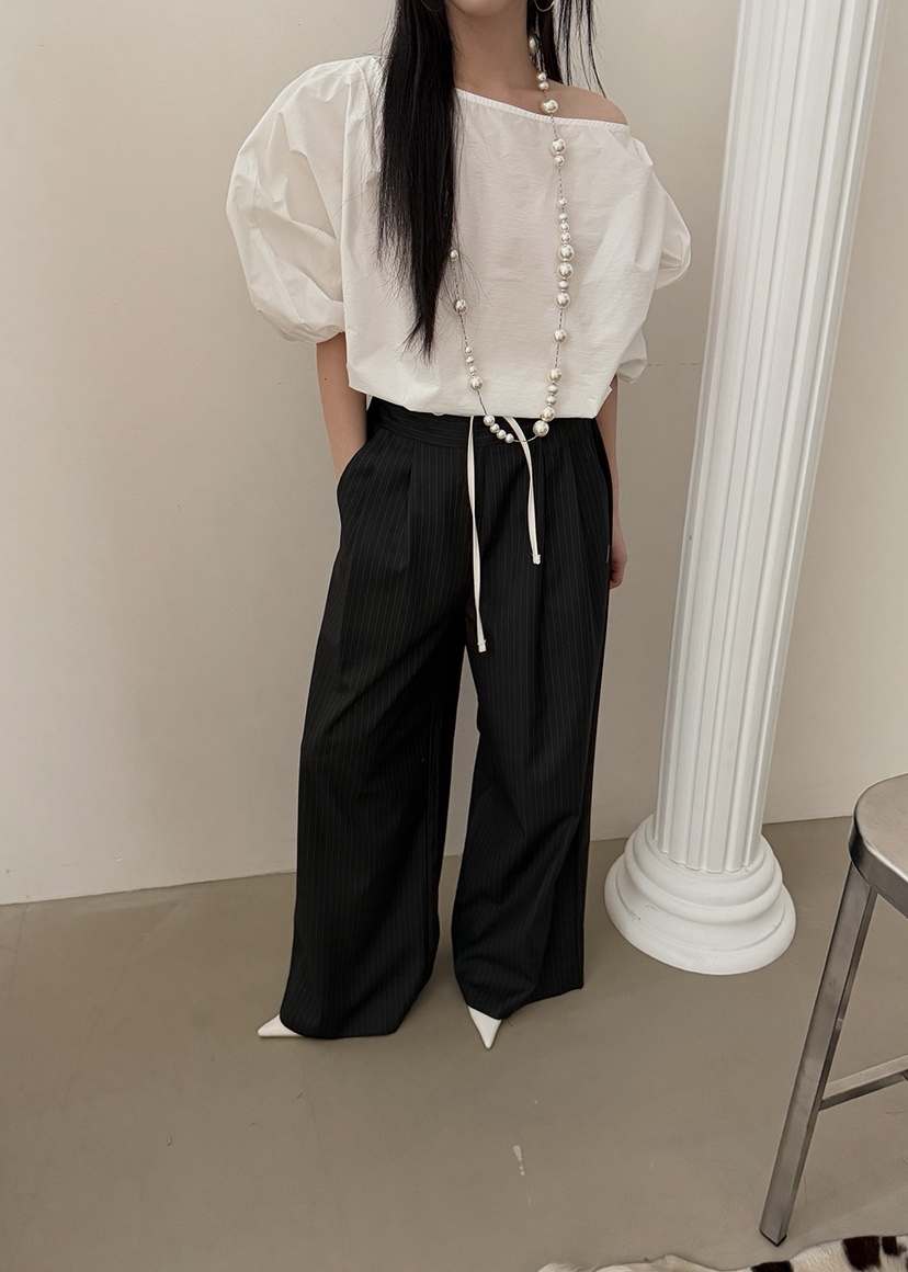 AMOOD韓國東大門代購女士新款26春夏休閑推薦熱賣襯衫蕾絲衫AMOOD襯衫/蕾絲衫