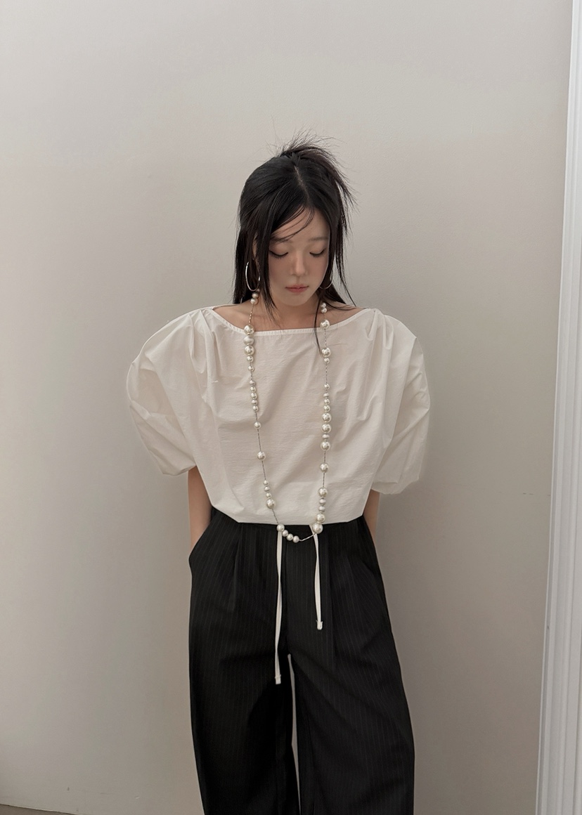 AMOOD韓國東大門代購女士新款26春夏休閑推薦熱賣襯衫蕾絲衫AMOOD襯衫/蕾絲衫